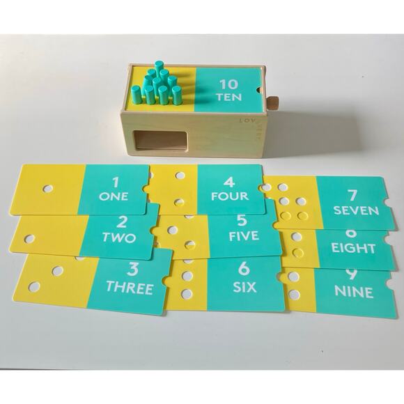Lovevery Wooden Counting Box - Picture 1 of 2